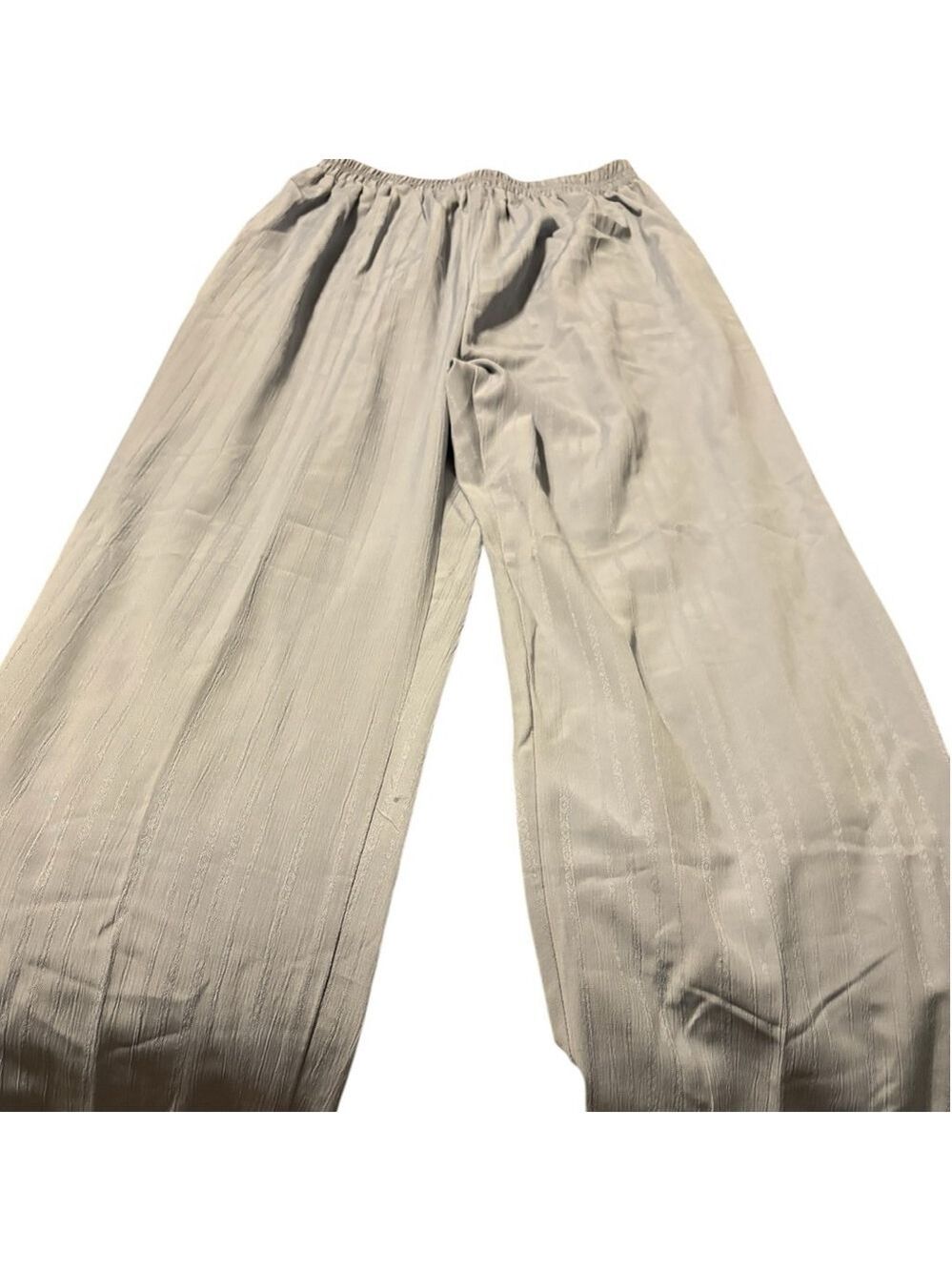 Carolyn Taylor Wide Leg Pants L Light Blue